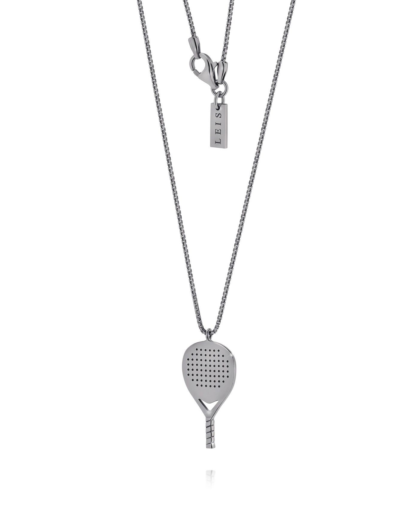 Collana Padel X3 da uomo in argento scuro  - 3