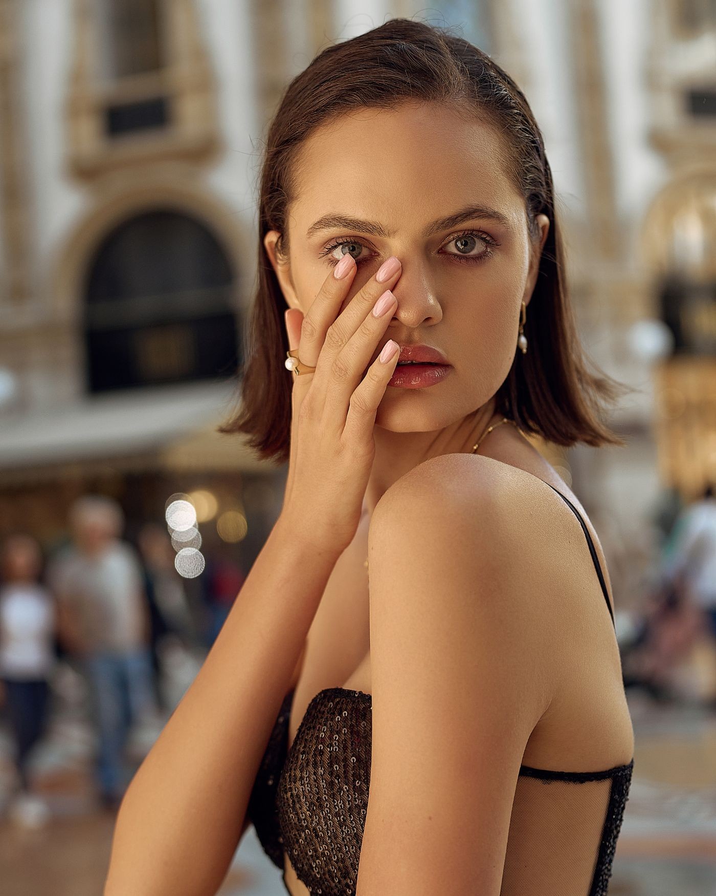 Gold-gilded ring with natural cultured pearl Fresh Water  - 4