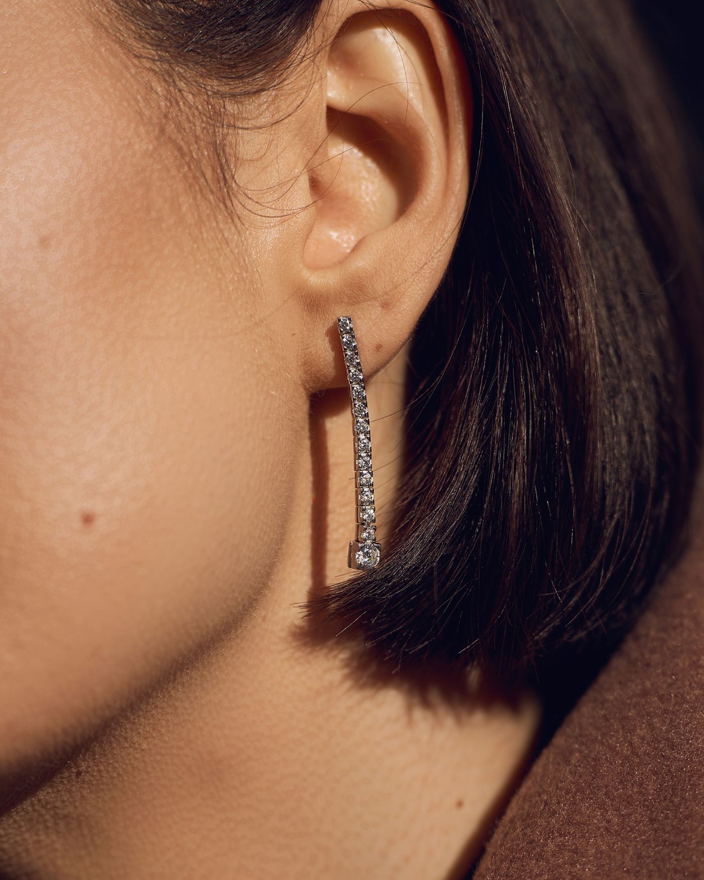 SREBRNE KOLCZYKI TENNIS  - 2