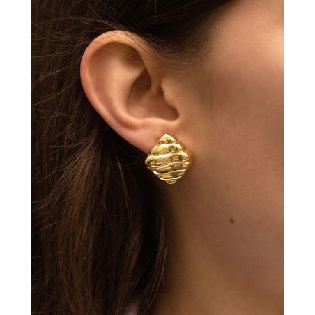 18K gold-gilded Sahara Earrings  - 2