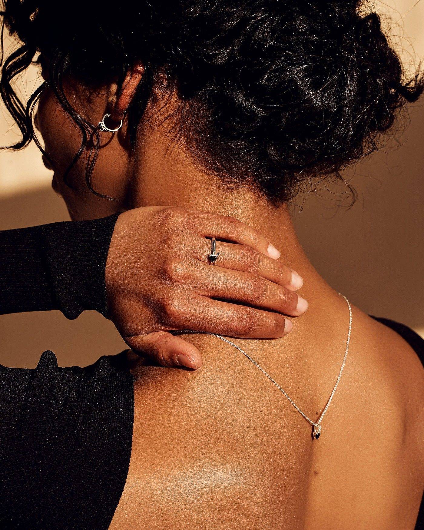 Ring Raffinata mit schwarzem Herz  - 4