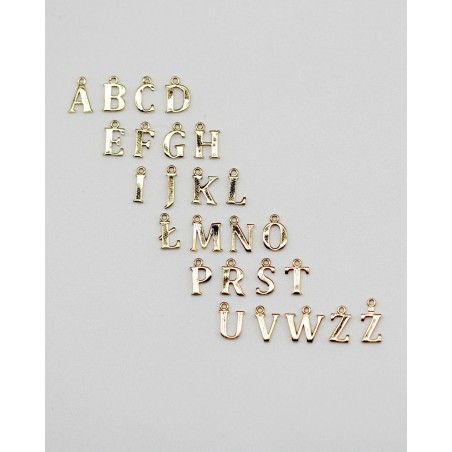 Naszyjnik Alfabeto z białą cyrkonią  - 5