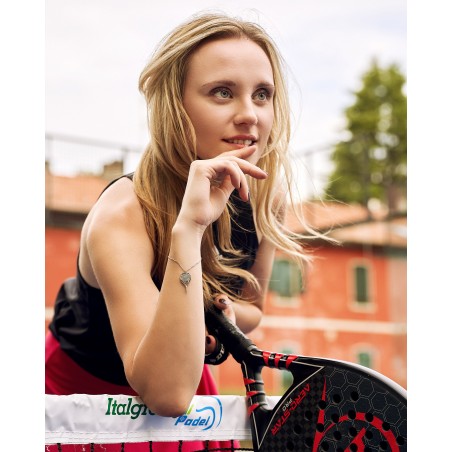 Damen Silber Padel Armband X3  - 1