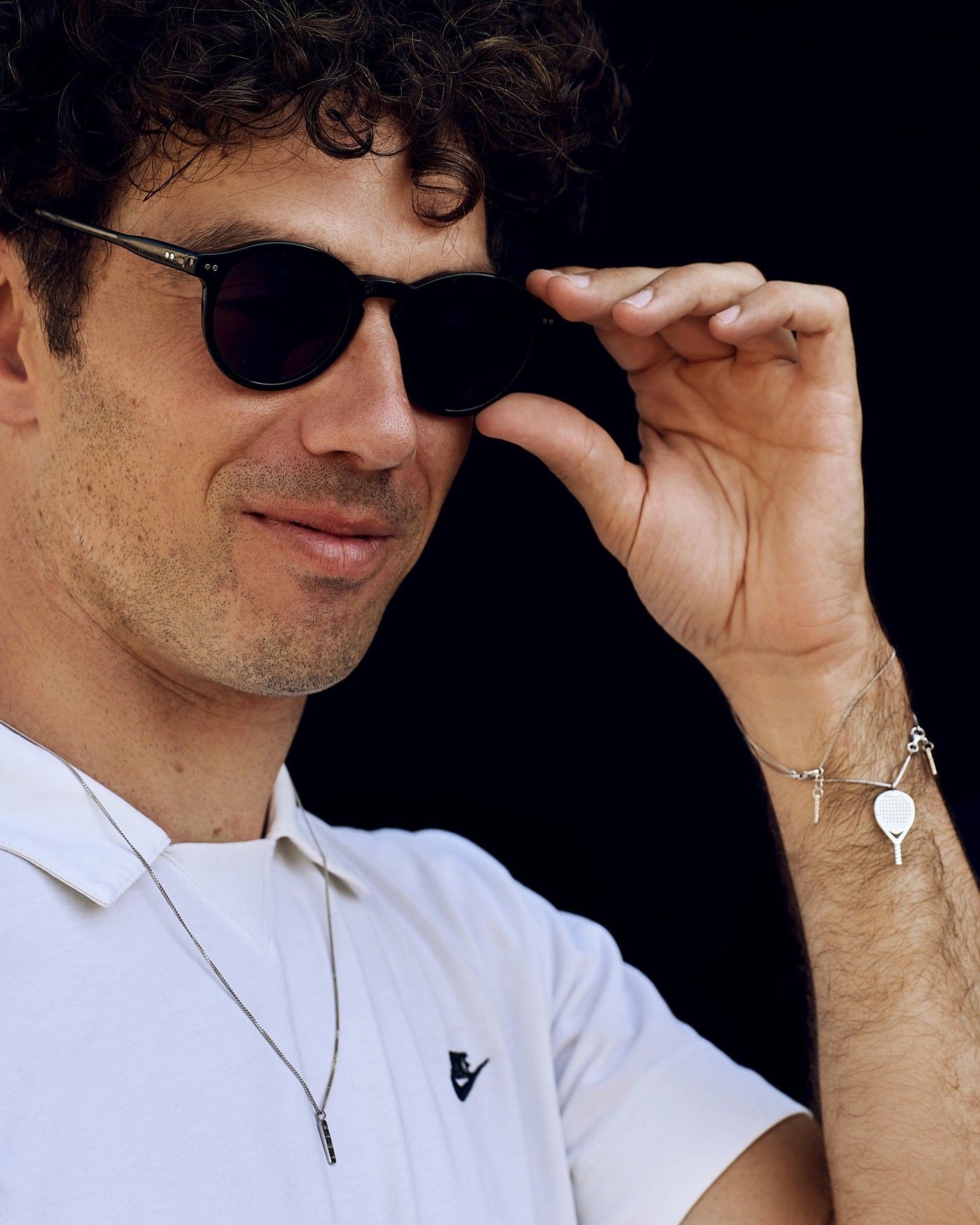 Men's silver Padel X3 bracelet  - 1