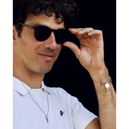 Men's silver Padel X3 bracelet  - 1