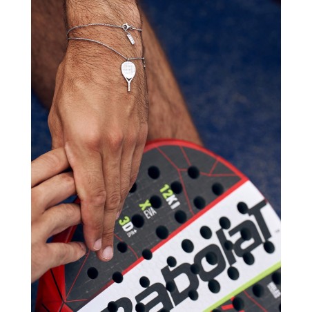 Men's silver Padel X3 bracelet  - 4