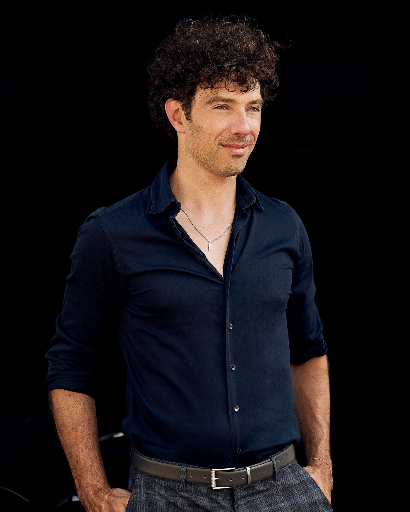 Bracciale Minimal da uomo in argento  - 1