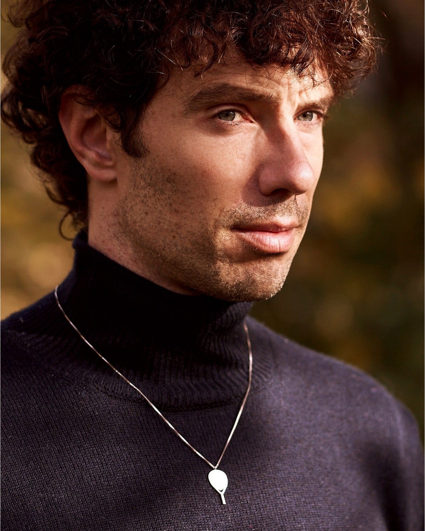 Men's Silver Padel X3 necklace  - 1