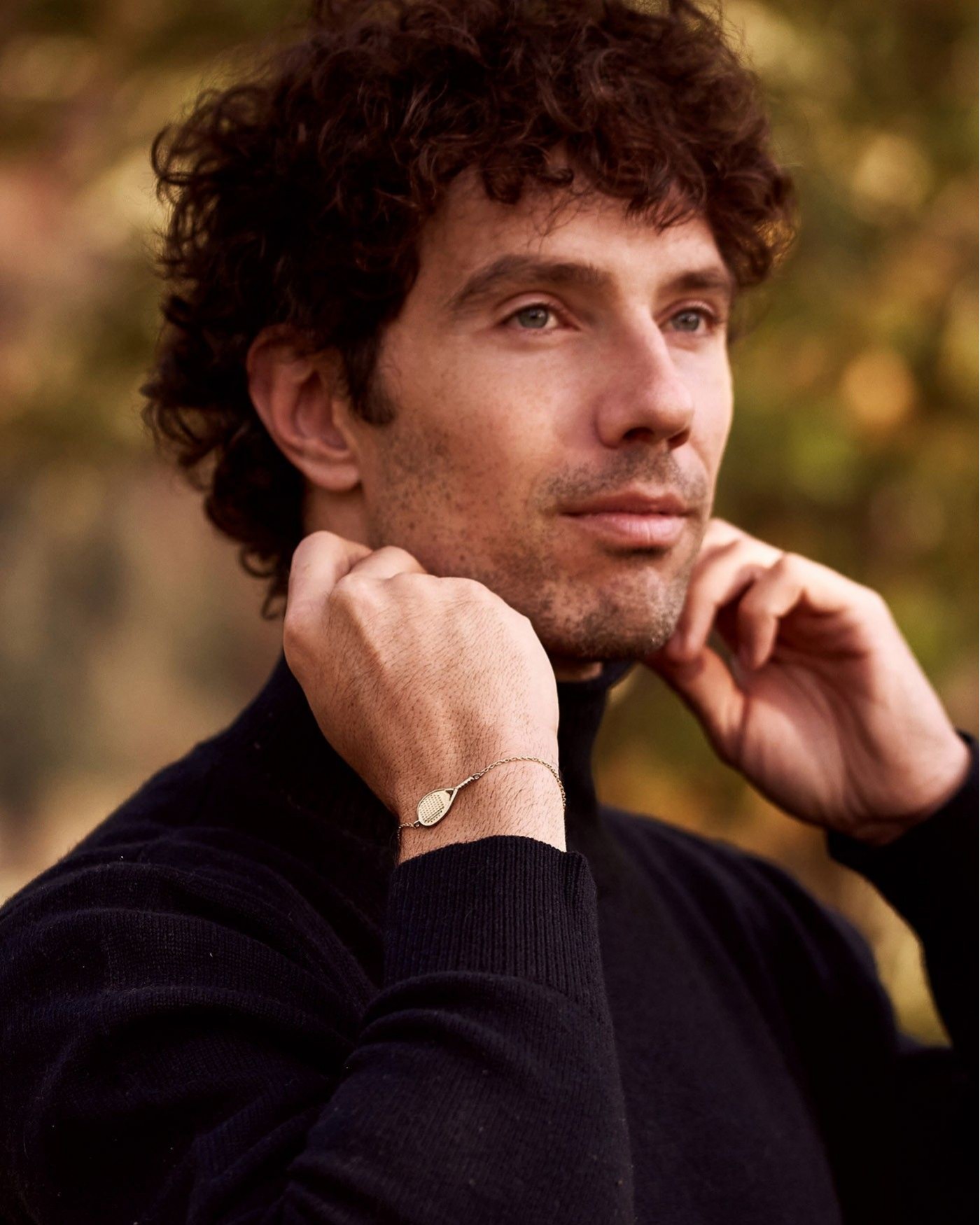 Silver gold gilded bracelet Bandeja X3 unisex  - 5